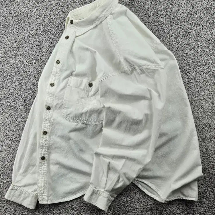 [BUNJANG] Harley-Davidson Bar &amp; Shield Pocket White Shirt (S) / 할리데이비슨 바앤실드 포켓 화이트 셔츠 ( S ) / 11494