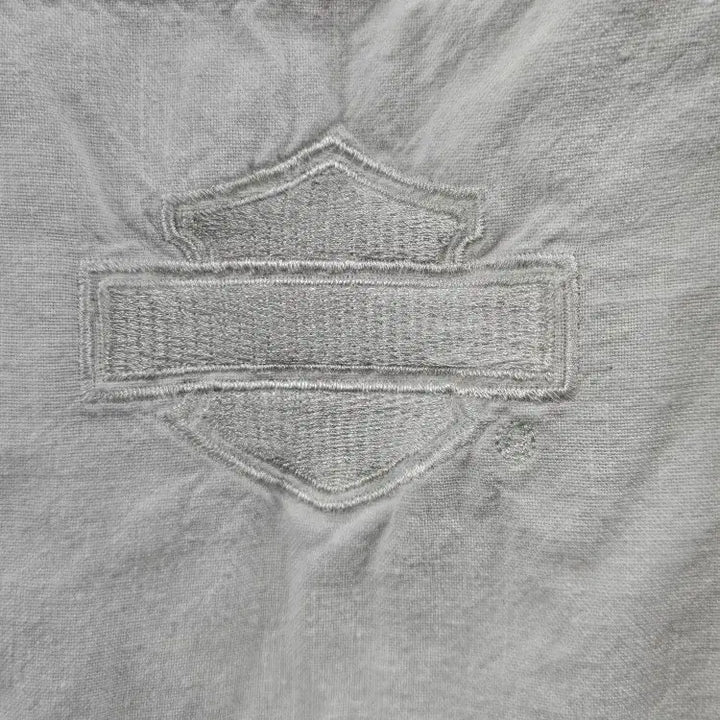 [BUNJANG] Harley-Davidson Bar &amp; Shield Pocket White Shirt (S) / 할리데이비슨 바앤실드 포켓 화이트 셔츠 ( S ) / 11494