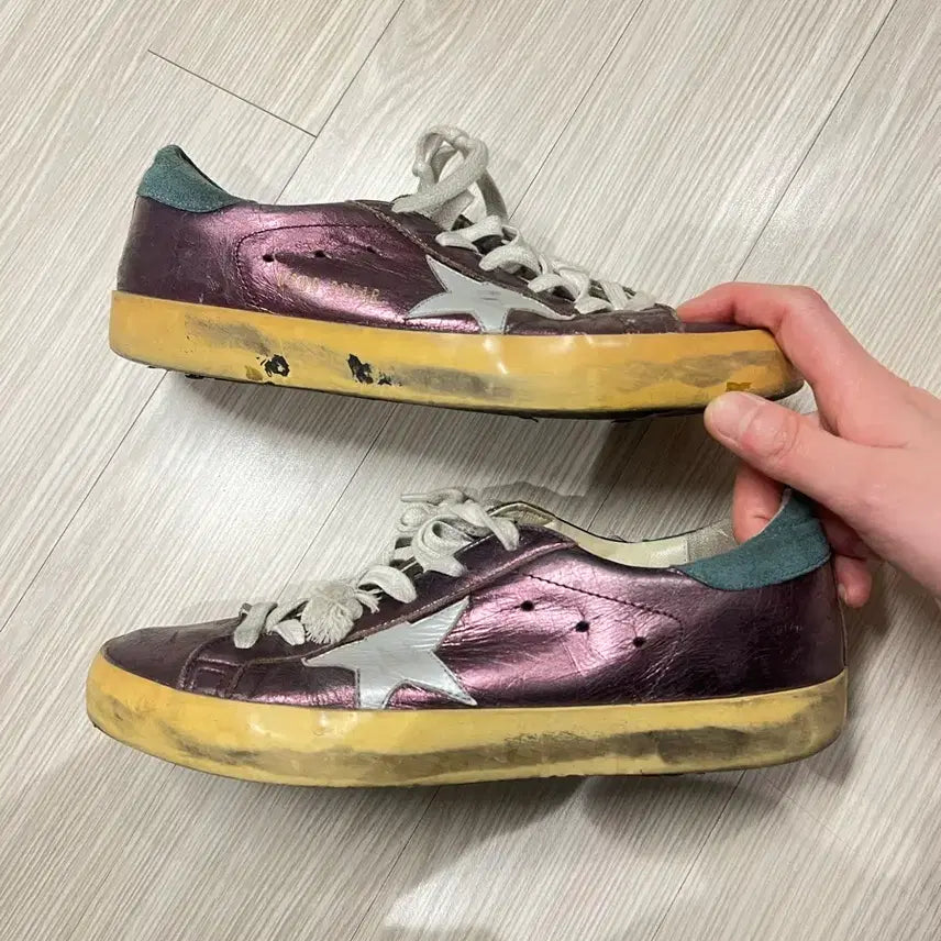 [BUNJANG] Golden Goose Sneakers Purple 38 / 골든구스 스니커즈 퍼플 38