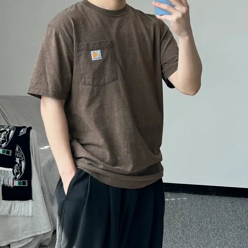 [BUNJANG] Carhartt Workwear Pocket T-Shirt / 칼하트 워크웨어 포켓 반팔티셔츠