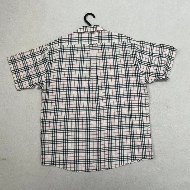 [BUNJANG] Burberry Nova Check Short Sleeve Shirt / L 버버리 노바체크 반팔 셔츠 남방 B.4600
