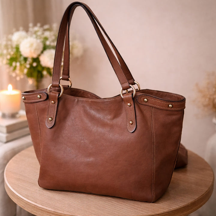 [BUNJANG] Beanpole Leather Shoulder Bag / 빈폴(Beanpole) 정품  숄더백