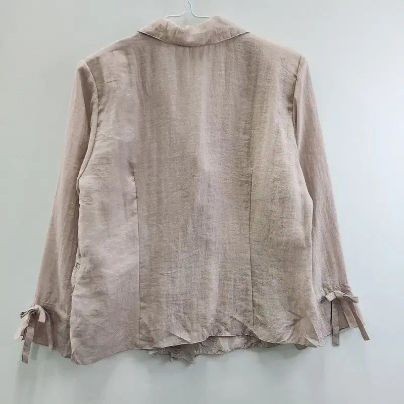 [BUNJANG] Vintage Floral Frill Detail Spring Jacket / 빈티지 페미닌 프릴디테일 플라워 봄자켓