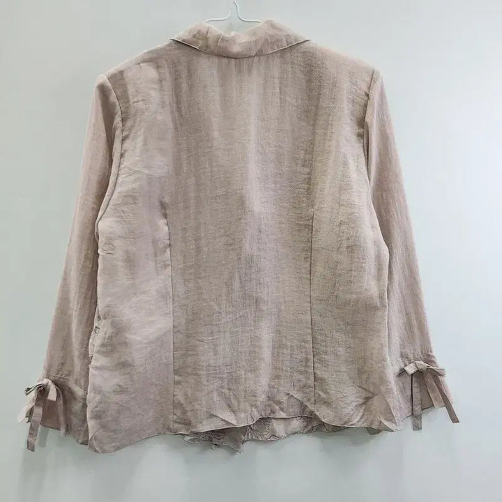[BUNJANG] Vintage Floral Frill Detail Spring Jacket / 빈티지 페미닌 프릴디테일 플라워 봄자켓