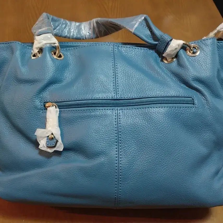 [BUNJANG] Leehyeleeza Vienna Blue Tote Shoulder Bag / 리히리자 비엔나 블루 토트 숄더백