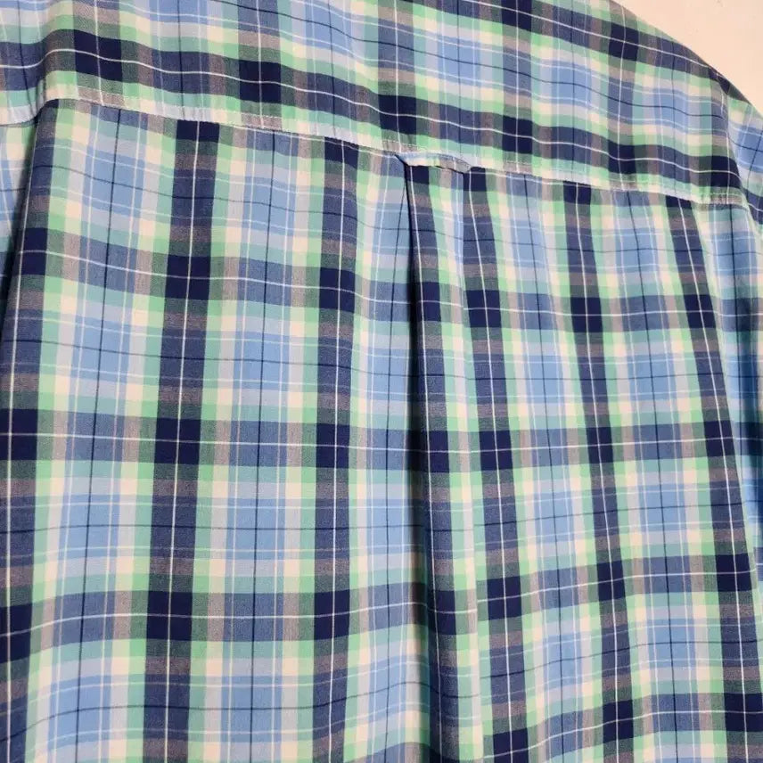 [BUNJANG] CHAPS Checkered Short Sleeve Shirt / CHAPS 챕스 반팔 체크 셔츠