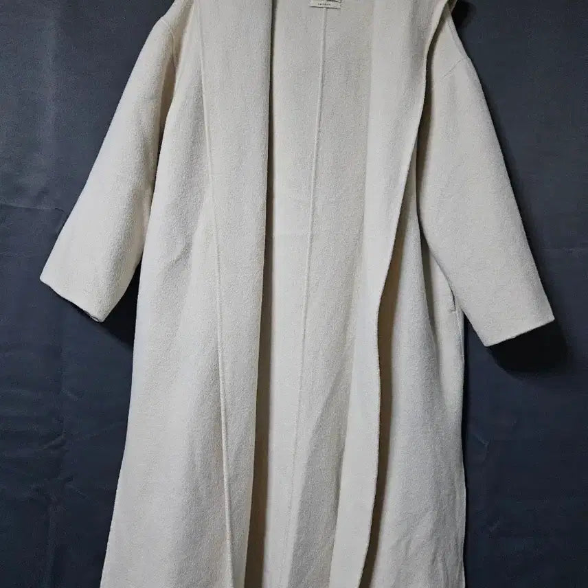 [BUNJANG] Verso Ivory Hooded Coat / Verso 베르소 아이보리 후드 코트55