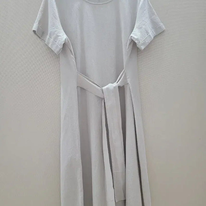 [SOLD OUT] [마리끌레르] 베이지 린넨 롱원피스