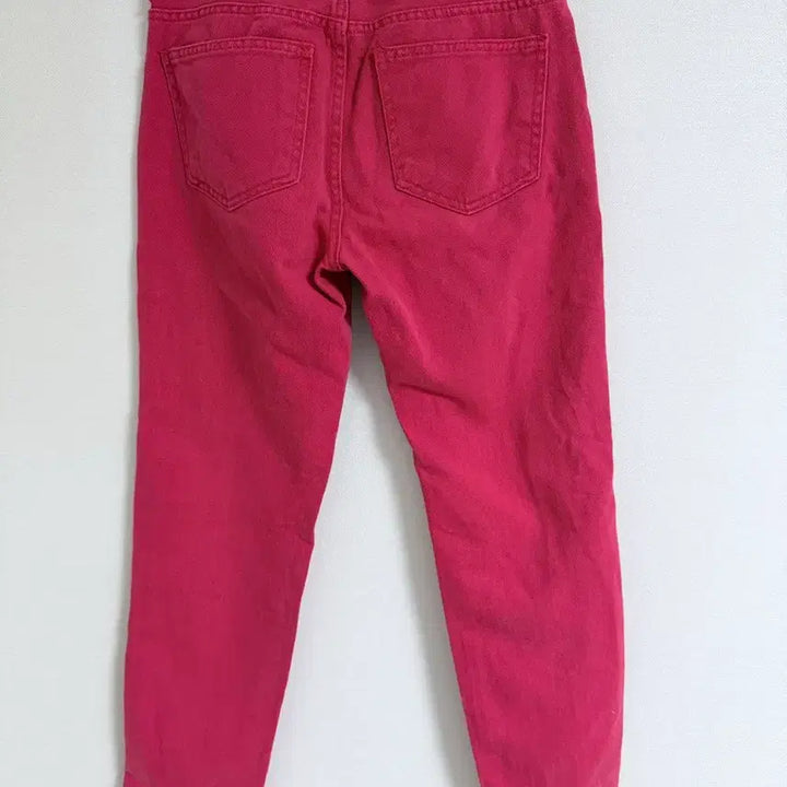 [BUNJANG] Abbey Lee Pink Denim Ripped Jeans / 애비리 리바 핑크 데님 찢청