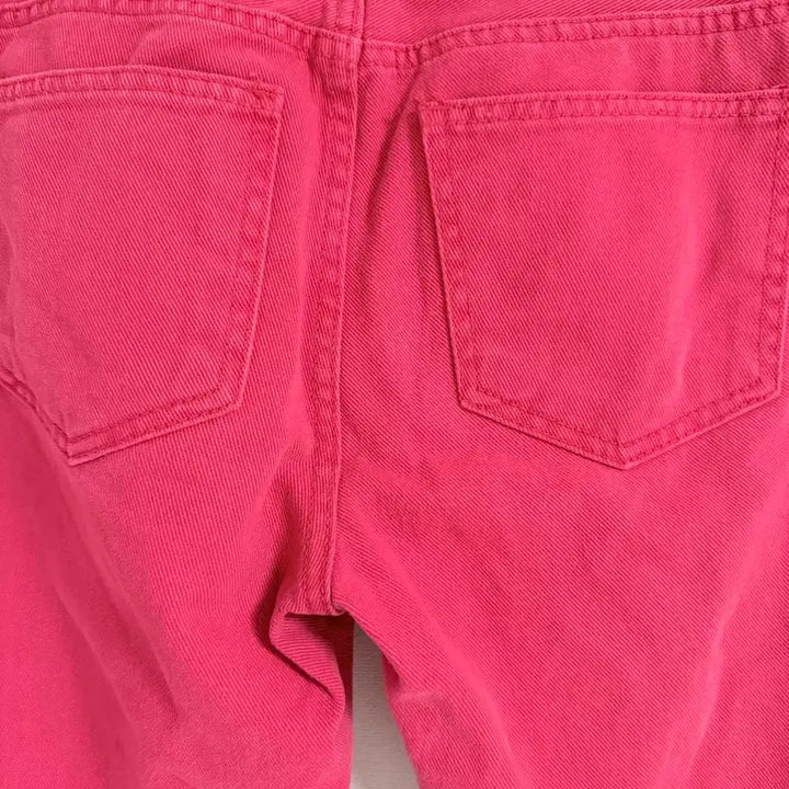 [BUNJANG] Abbey Lee Pink Denim Ripped Jeans / 애비리 리바 핑크 데님 찢청