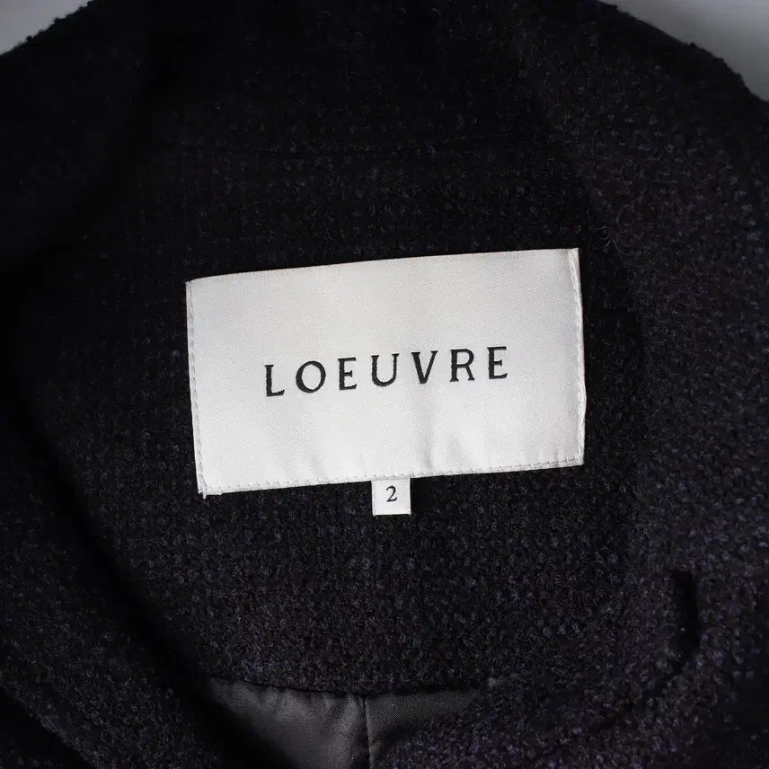 [BUNJANG] Loeuvre 22SS Tweed Crop Collar Jacket / 루에브르 22SS 트위드 크롭 카라 자켓 재킷