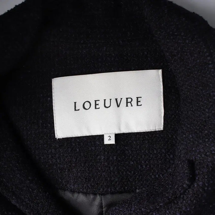 [BUNJANG] Loeuvre 22SS Tweed Crop Collar Jacket / 루에브르 22SS 트위드 크롭 카라 자켓 재킷