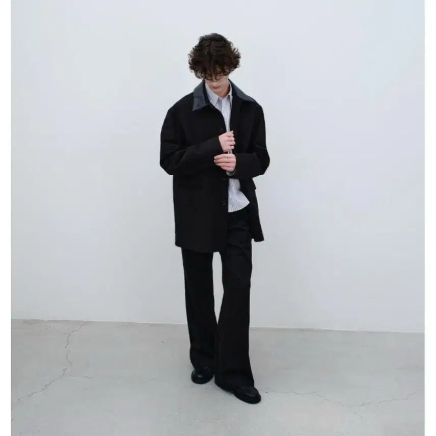 [BUNJANG] Ridiculous Flair Wool Slacks Black / (1) 리들 플레어 울 슬랙스 블랙