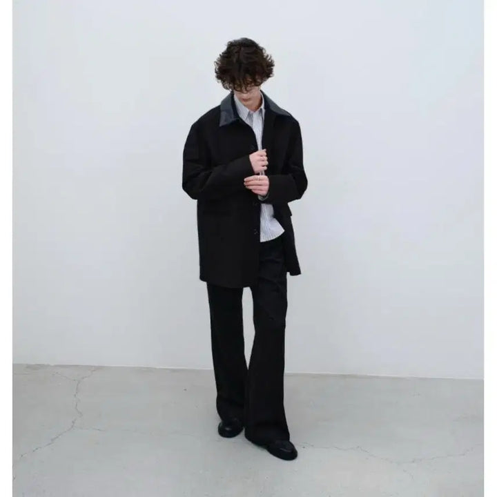 [BUNJANG] Ridiculous Flair Wool Slacks Black / (1) 리들 플레어 울 슬랙스 블랙