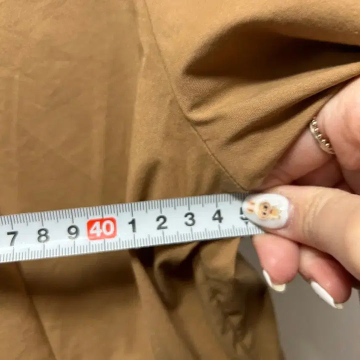 [BUNJANG] Brown Check Shirt Dress S / 여성 브라운 체크 셔츠 원피스 S