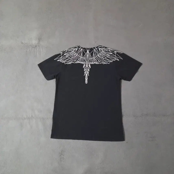 [BUNJANG] Marcelo Burlon Short Sleeve T-shirt (Black, M) / 마르셀로불론 반팔 티셔츠 M 블랙