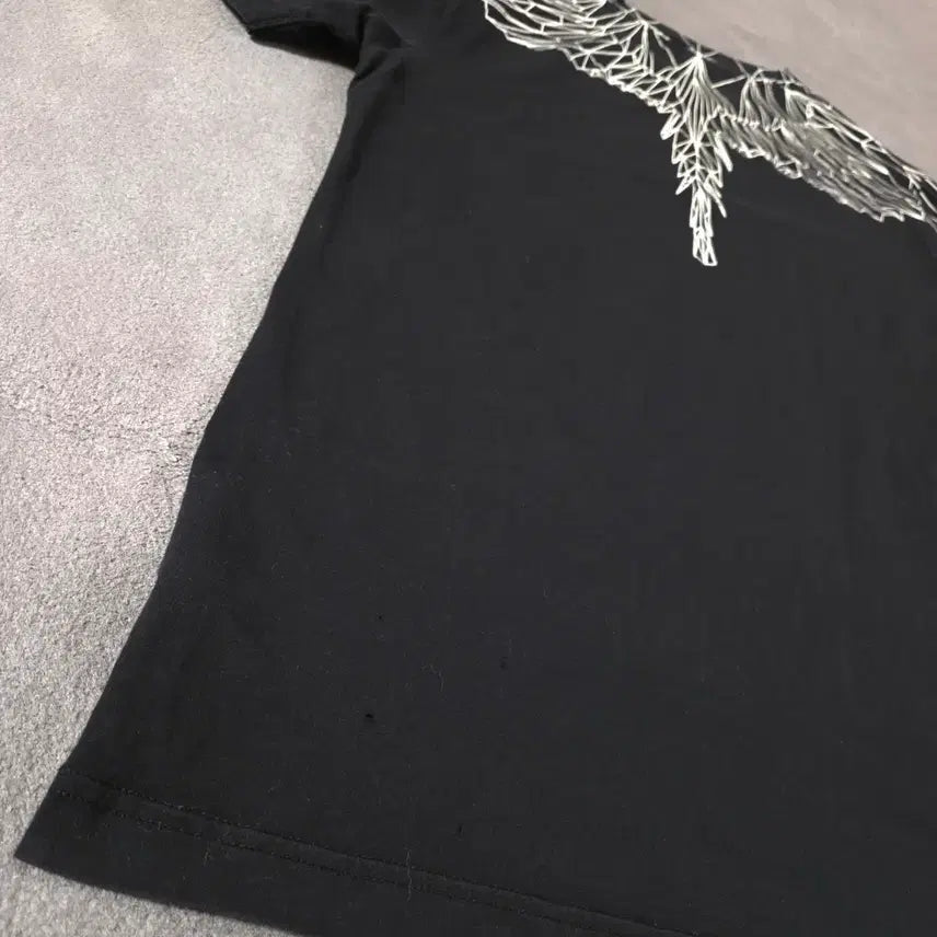 [BUNJANG] Marcelo Burlon Short Sleeve T-shirt (Black, M) / 마르셀로불론 반팔 티셔츠 M 블랙
