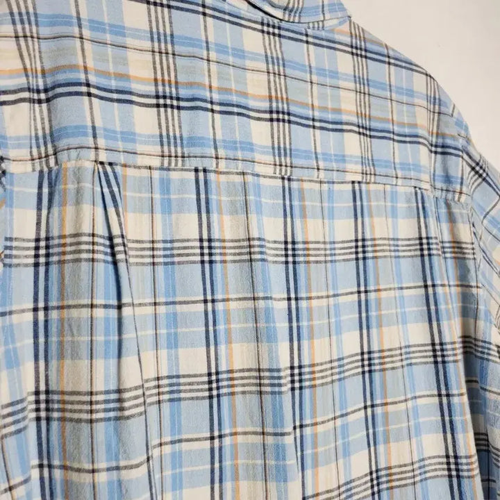 [BUNJANG] CHAPS Checkered Short Sleeve Shirt / CHAPS 챕스 체크 반팔 셔츠