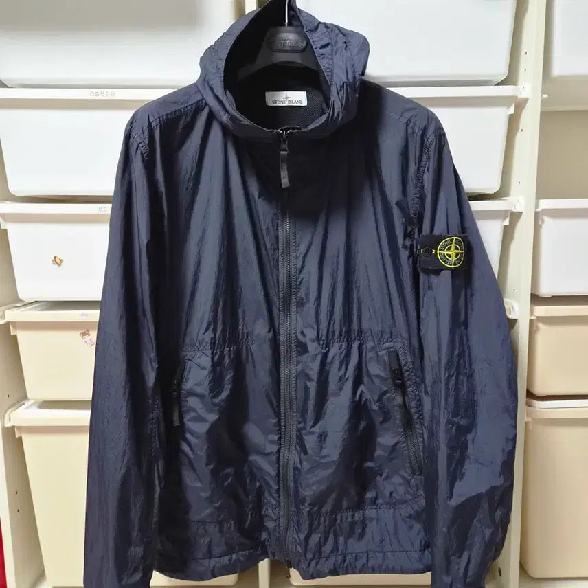 [BUNJANG] Stone Island Crinkle Reps Large Jacket / 23ss 스톤아일랜드 크링클랩스 라지