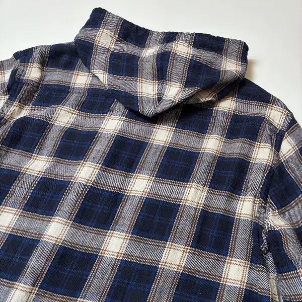 [BUNJANG] XLARGE Japan Check Hooded Shirt / 엑스라지 XLARGE 재팬 체크 후디 셔츠 PN8485