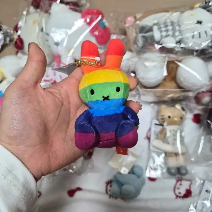 [SOLD OUT] 미피 무지개 인형 키링