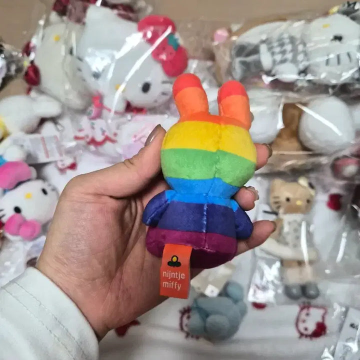 [SOLD OUT] 미피 무지개 인형 키링