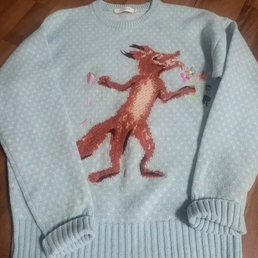 [BUNJANG] Maison Kitsune Fox Sweater XL / 메종키츠네 여우스웨터 xl사이즈 팝니다