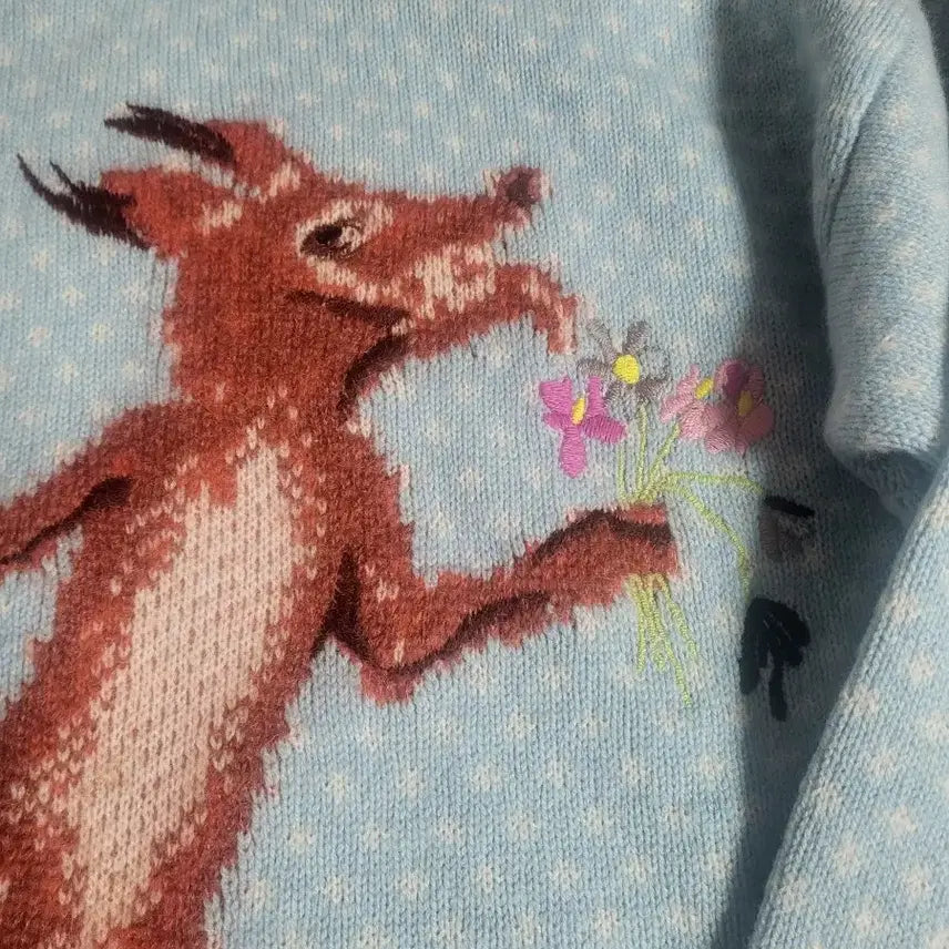 [BUNJANG] Maison Kitsune Fox Sweater XL / 메종키츠네 여우스웨터 xl사이즈 팝니다