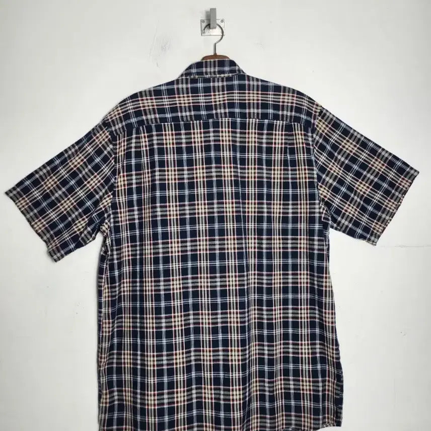 [BUNJANG] Carhartt Checkered Short Sleeve Shirt / 칼하트 체크 반팔 셔츠