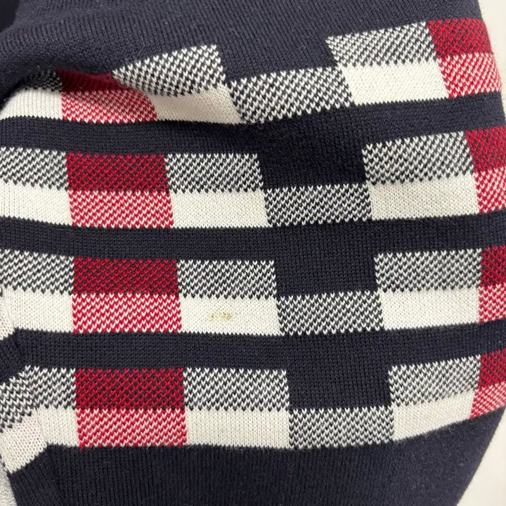 [BUNJANG] Thom Browne Hector Jacquard Check Knit Sweater / [3]톰브라운 사선완장 헥터 자카드 니트