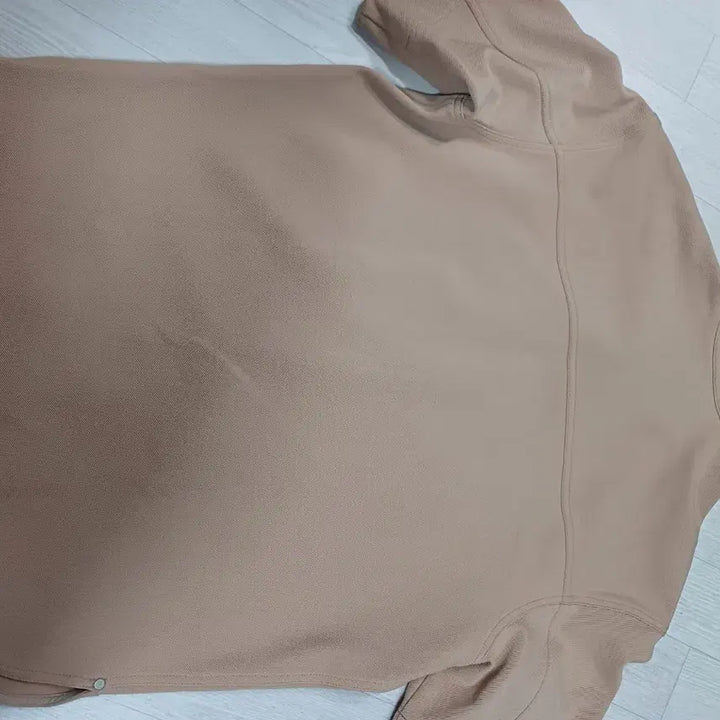 [BUNJANG] System Homme Beige Open Collar Short Sleeve Shirt / 시스템옴므 베이지 오픈카라 반팔 티셔츠 95사이즈