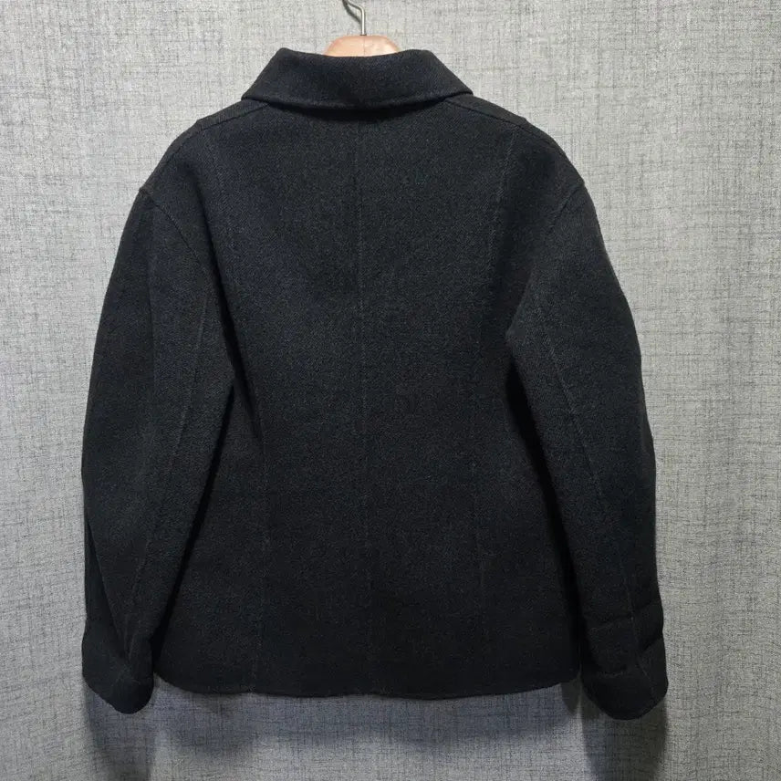 [BUNJANG] ZICOT Wool Black Short Coat (Size 55) / 지컷 모직 블랙 숏 코트 55