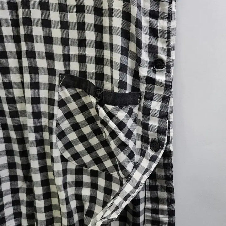 [SOLD OUT] 빈티지 키치 체크 미키마우스 에이프런 원피스 F