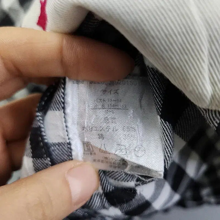 [SOLD OUT] 빈티지 키치 체크 미키마우스 에이프런 원피스 F
