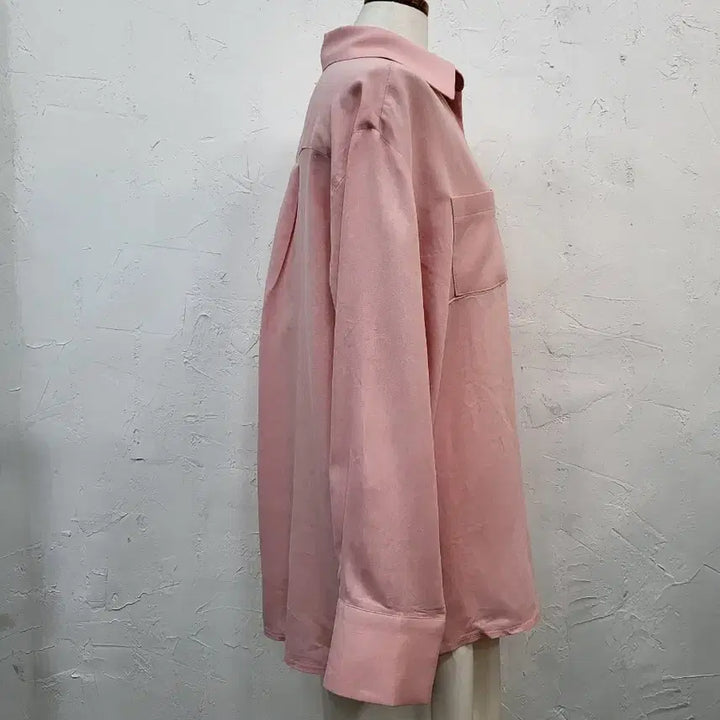 [BUNJANG] Pink Loose Fit Shirt Jacket / 봄신상 핑크 루즈핏 셔츠 자켓F