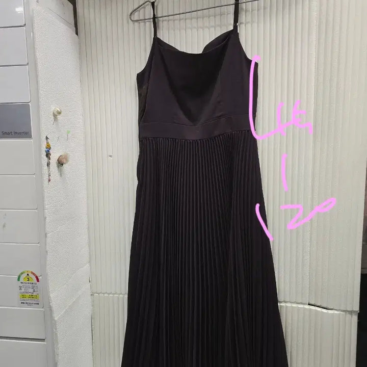 [BUNJANG] Missha Violet Pleated Long Dress / 미샤바이올렛진한플리츠 롱 원피스