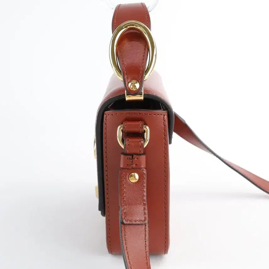 [BUNJANG] Chloé C Small Leather Bag Tote Shoulder Crossbody Bag Brown / 끌로에 C 스몰 레더 백 토트백 숄더백 크로스백 브라운