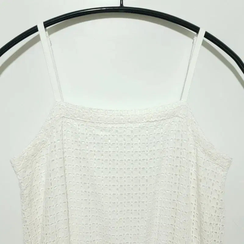 [BUNJANG] Unbranded Punching String Tank Jumpsuit / 펀칭 끈나시 점프수트 M_S0567
