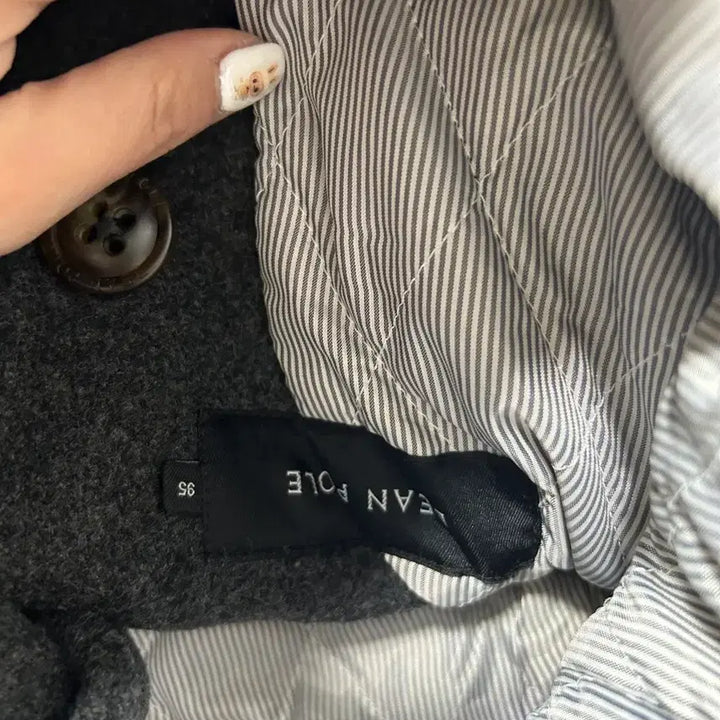 [BUNJANG] Beanpole Charcoal Double Breasted Pea Coat Jacket / 빈폴 차콜색 더블 피코트 자켓 M 95사이즈