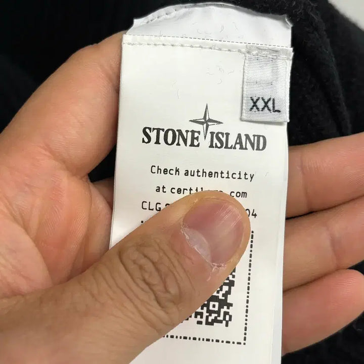 [BUNJANG] Stone Island Ribbed Knit Sweater / [XXL]스톤아일랜드 와펜패치 골지 니트