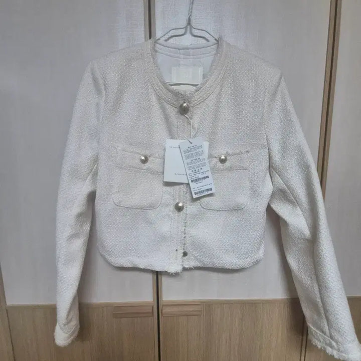 [BUNJANG] Lucirj Jane Tweed Jacket Ivory S / 루시르주 Jane 트위드 자켓 아이보리 S 새상품