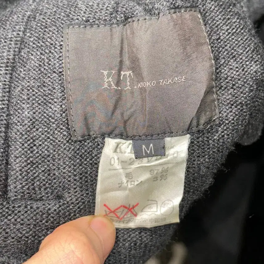 [BUNJANG] Kiyoko Takase Half-Zip Wool Knit / Kiyoko takase 하프집업 울니트