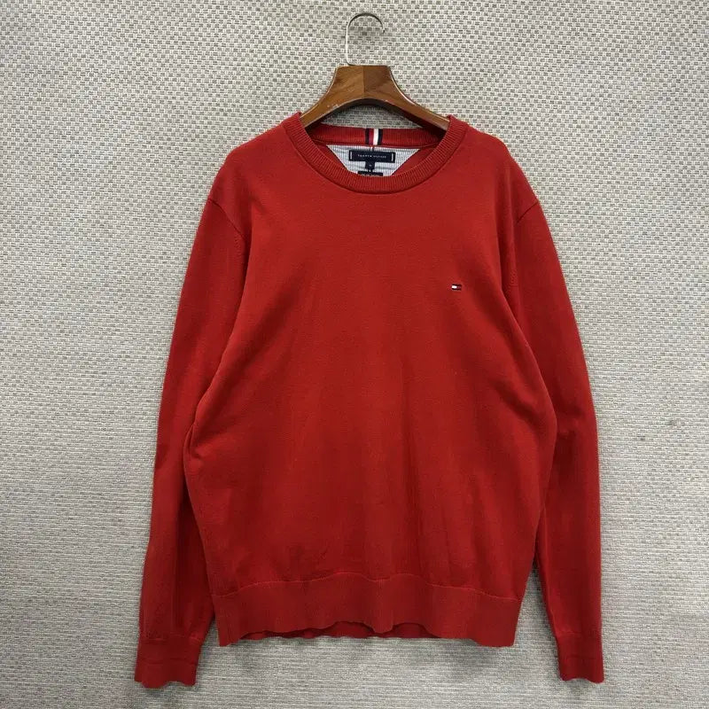 [BUNJANG] Tommy Hilfiger Side Logo Knit Sweater XL / 타미힐피거 사이드로고 니트 XL M13551