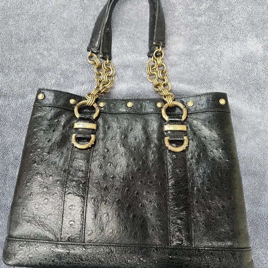 [BUNJANG] Metrocity Black Tote Bag / 메트로씨티 블랙 토트백