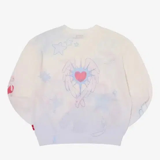 [BUNJANG] Kirsh X F/W Collaboration Graphic Knit Ivory / 키르시 피투 콜라보 그래픽 니트 아이보리