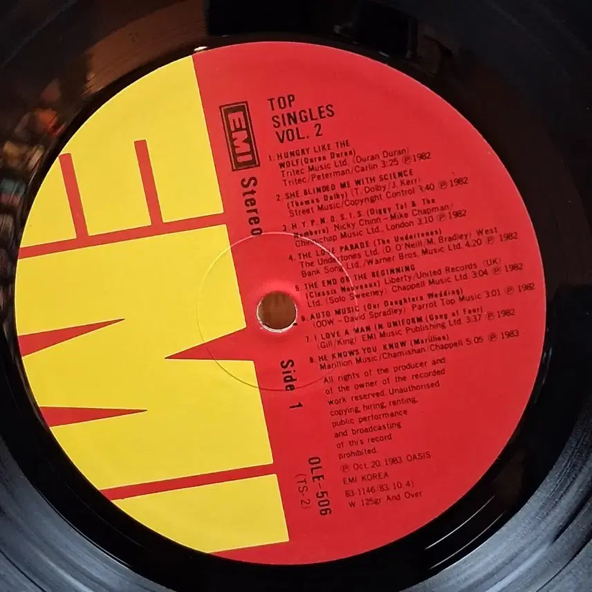 [BUNJANG] EMI Top Singles Vol. 2 LP Record / EMI 탑 싱글즈 Vol.2 LP 음반
