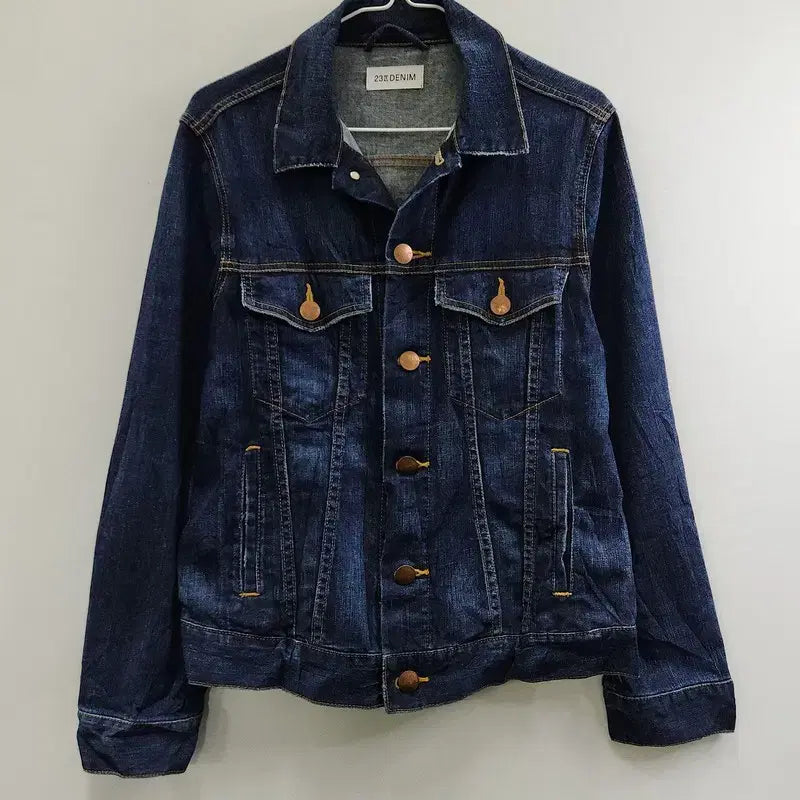[BUNJANG] Vintage Basic Denim Trucker Jacket / 빈티지 베이직 캐주얼 데님 트러커 자켓 F