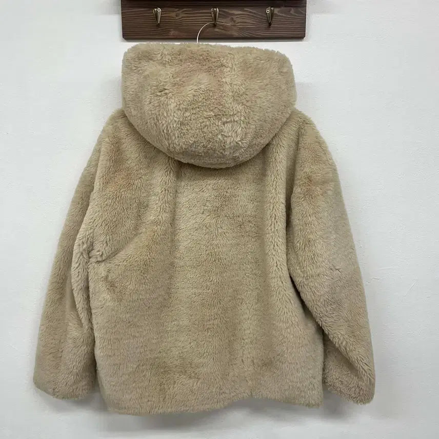 [BUNJANG] Zara Sherpa Fleece Hooded Jacket (S) / Zara 자라 쉐르파 뽀글이 자켓 후리스 후드집업(S)