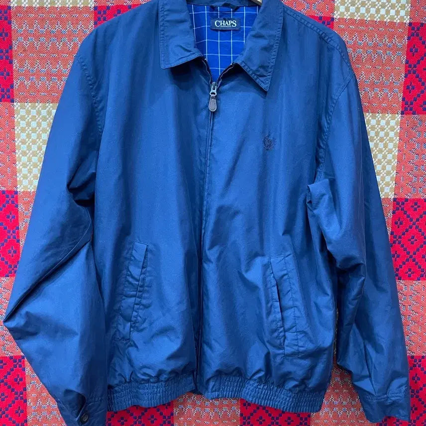 [BUNJANG] Polo Ralph Lauren Chaps Harrington Swing Top Jacket L / 폴로 챕스 헤링턴 스윙탑 블루종 자켓 L