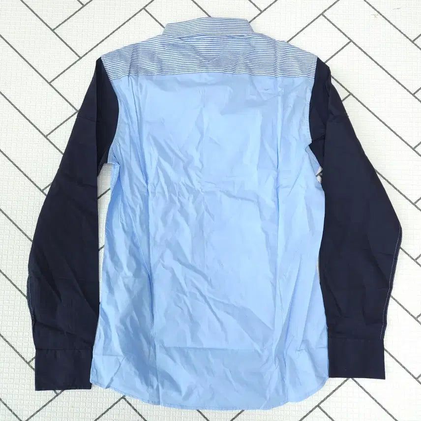 [BUNJANG] KAI-Aakmann Striped Color Block Shirt - Men&